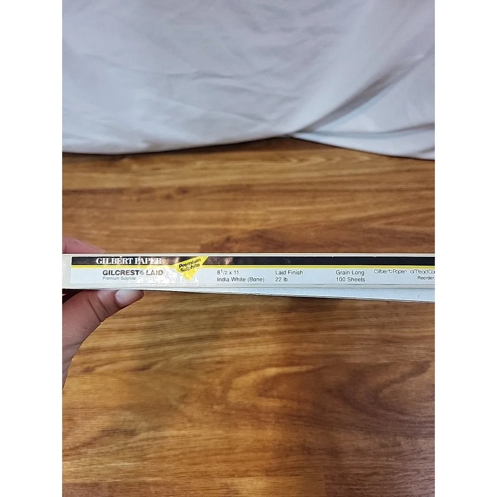 Vintage Gilcrest Laid Gilbert Paper  100 Sheets‎